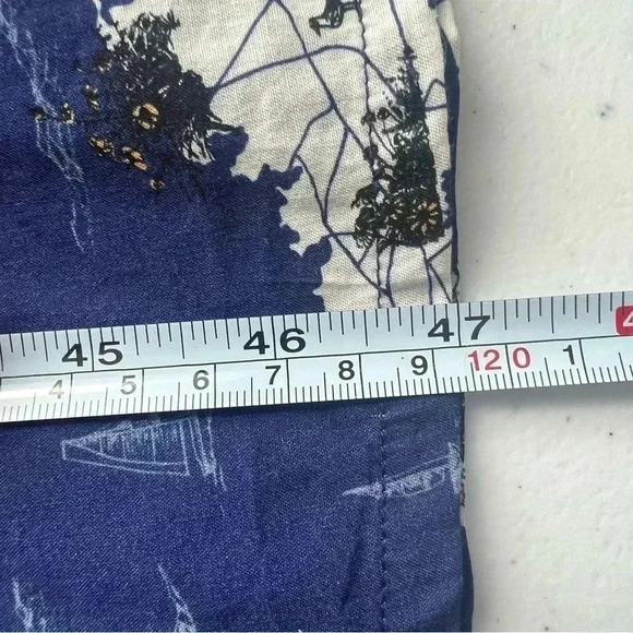 WeWoreWhat Blue and White Midi Dress - Picture 16 of 16